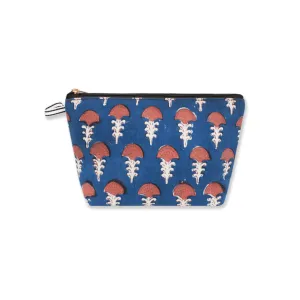Red Buti Block Printed Pouch
