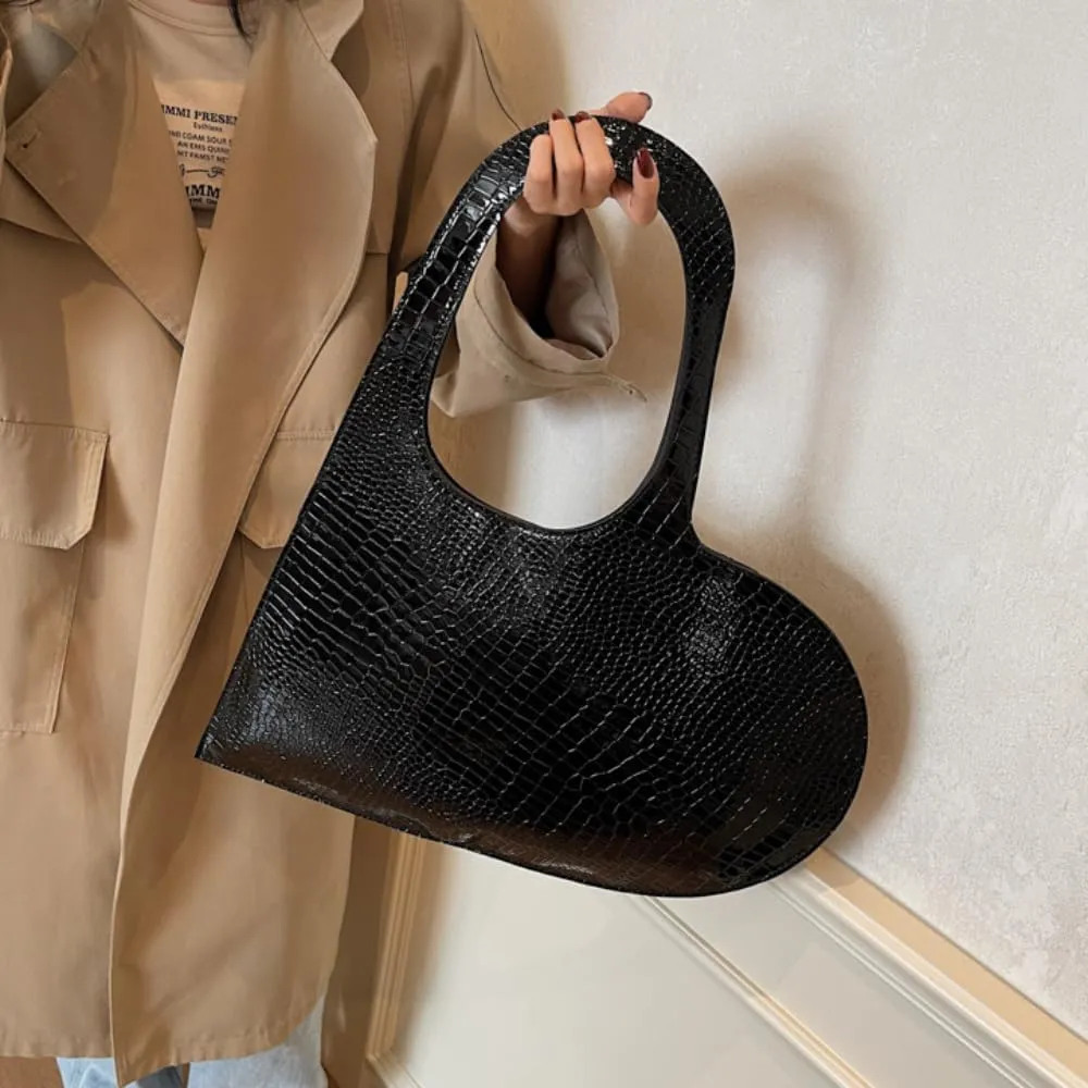 Red Shoulder Bag Cute Purses Heart Shoulder Bag Valentine Purses Y2k Designer Shoulder Bag