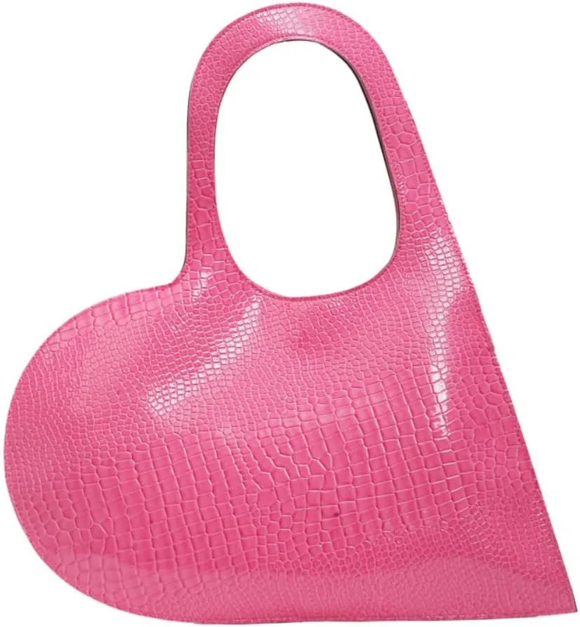 Red Shoulder Bag Cute Purses Heart Shoulder Bag Valentine Purses Y2k Designer Shoulder Bag