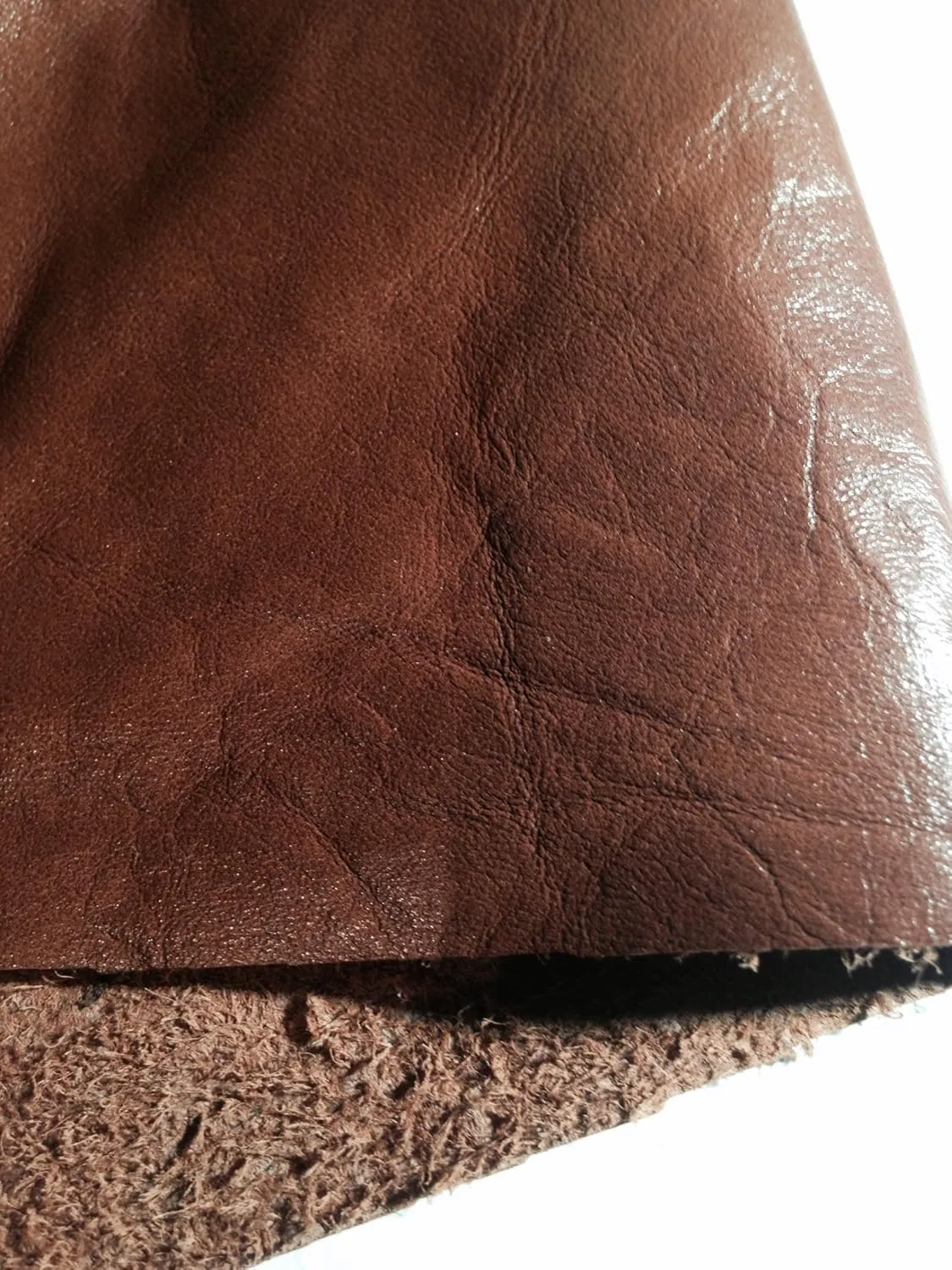 REED Leather HIDES - Whole Sheep Skin 7 to 10 SF for Arts and Crafts (Antique Brown)