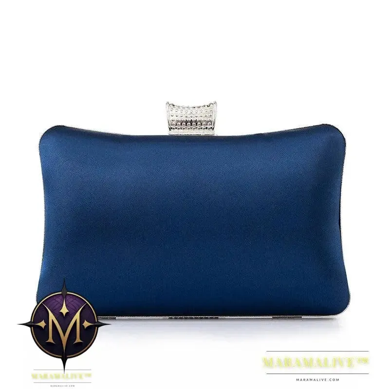 Rhinestone-studded Clutch Bag Banquet Fashion