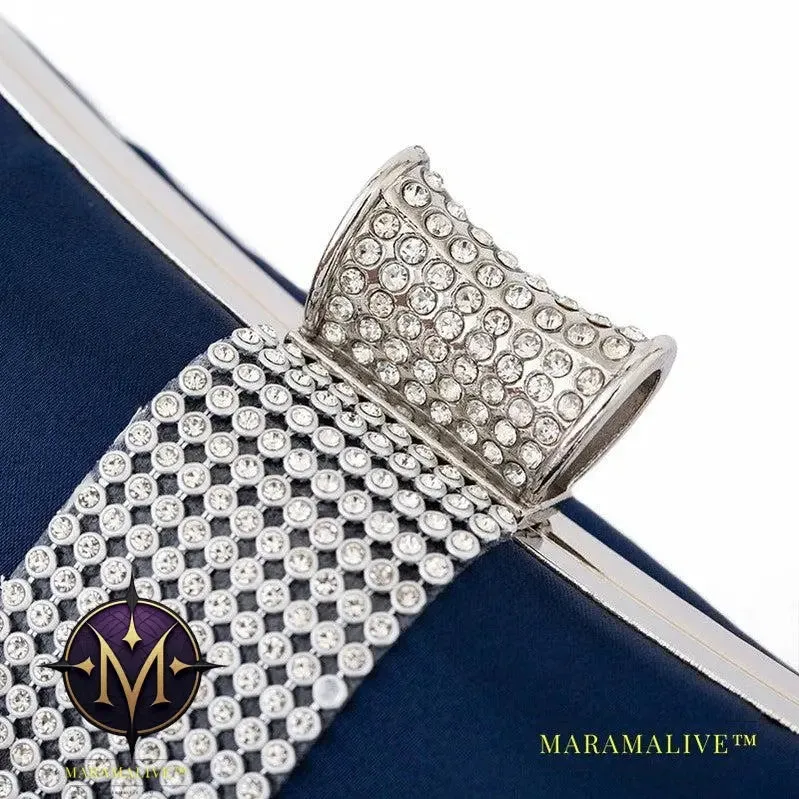 Rhinestone-studded Clutch Bag Banquet Fashion