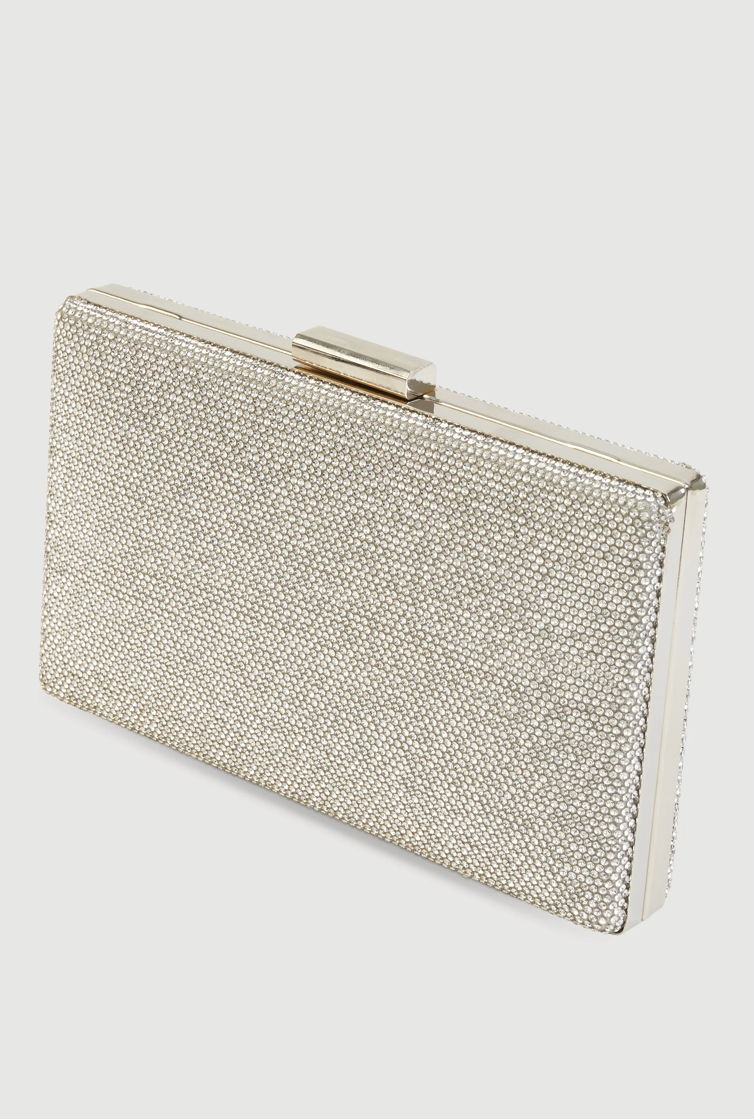 Rhinestone Studded Convertible Strap Crossbody Clutch
