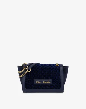 Sac D’épaule Tissé Velvet Woven