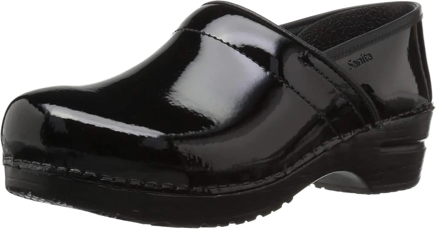 Sanita Pro Patent Professional Clogs for Women - Arch Support, Durable, Closed-Back, APMA-Approved Slip-On Shoes