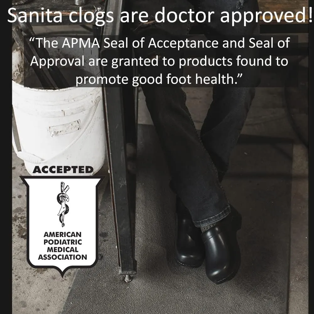 Sanita Pro Patent Professional Clogs for Women - Arch Support, Durable, Closed-Back, APMA-Approved Slip-On Shoes