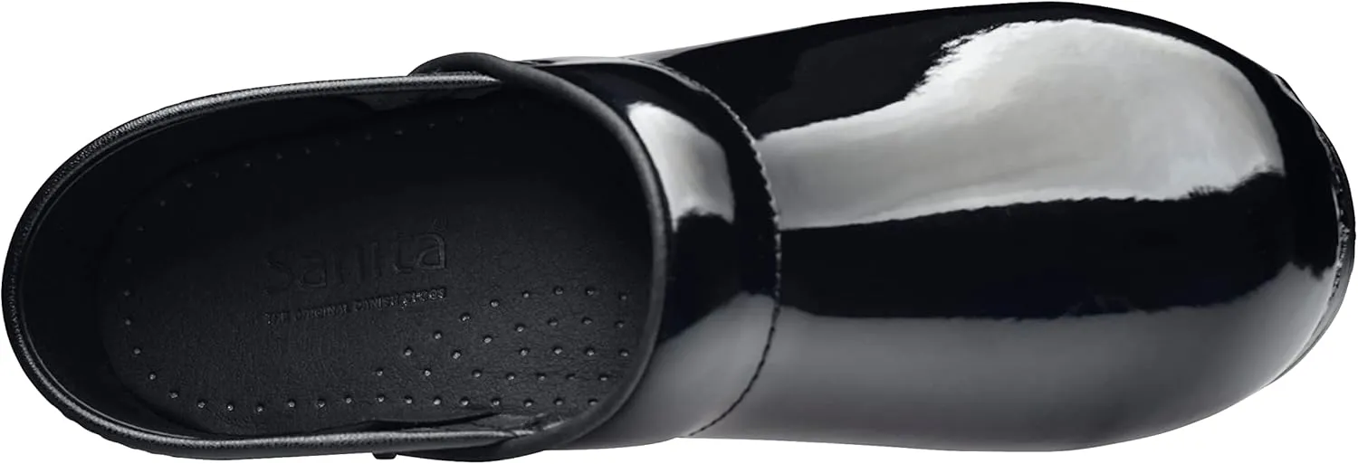 Sanita Pro Patent Wide Professional Clogs for Women - Arch Support, Durable, Closed-Back Slip-On Shoes