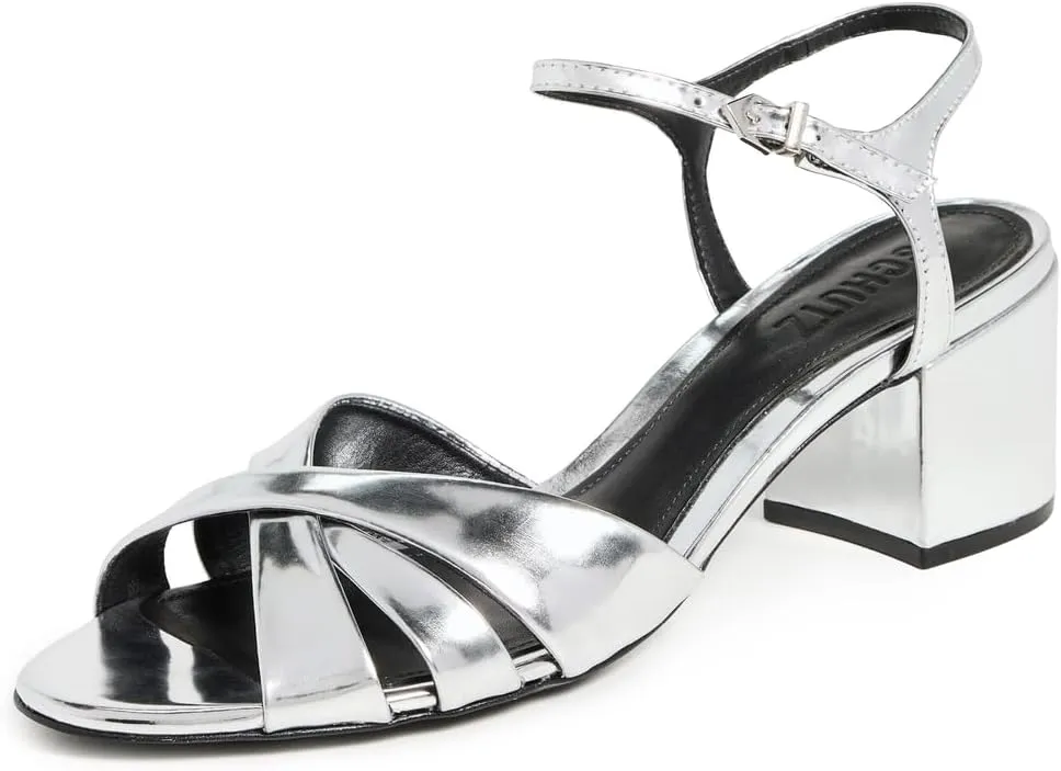 SCHUTZ Women's Keffa Mid Block Sandals