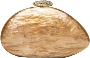 Shell Acrylic Clutch Purses For Women Chic Evening Bag Designer Crossbody Handbags for Wedding Prom