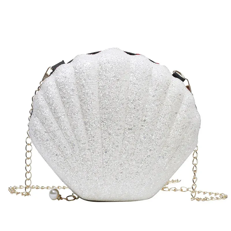 Shell Chain Crossbody Bag