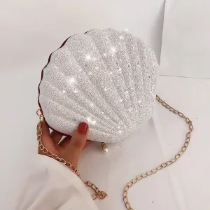 Shell Chain Crossbody Bag
