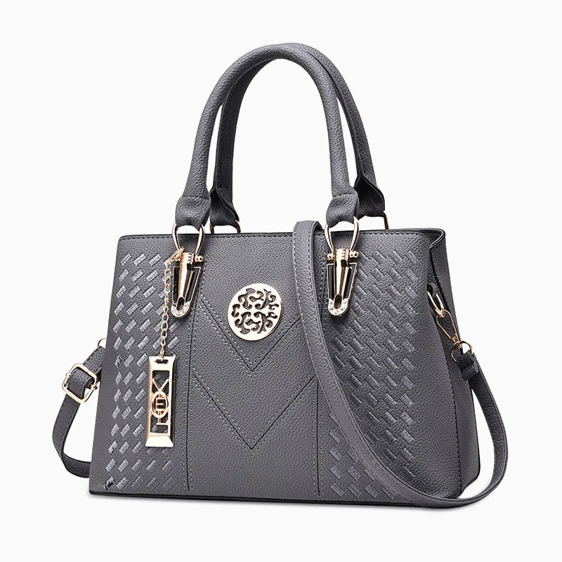 shoulder bag - embroidered messenger handbag