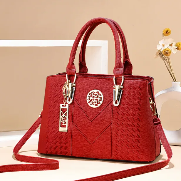shoulder bag - embroidered messenger handbag