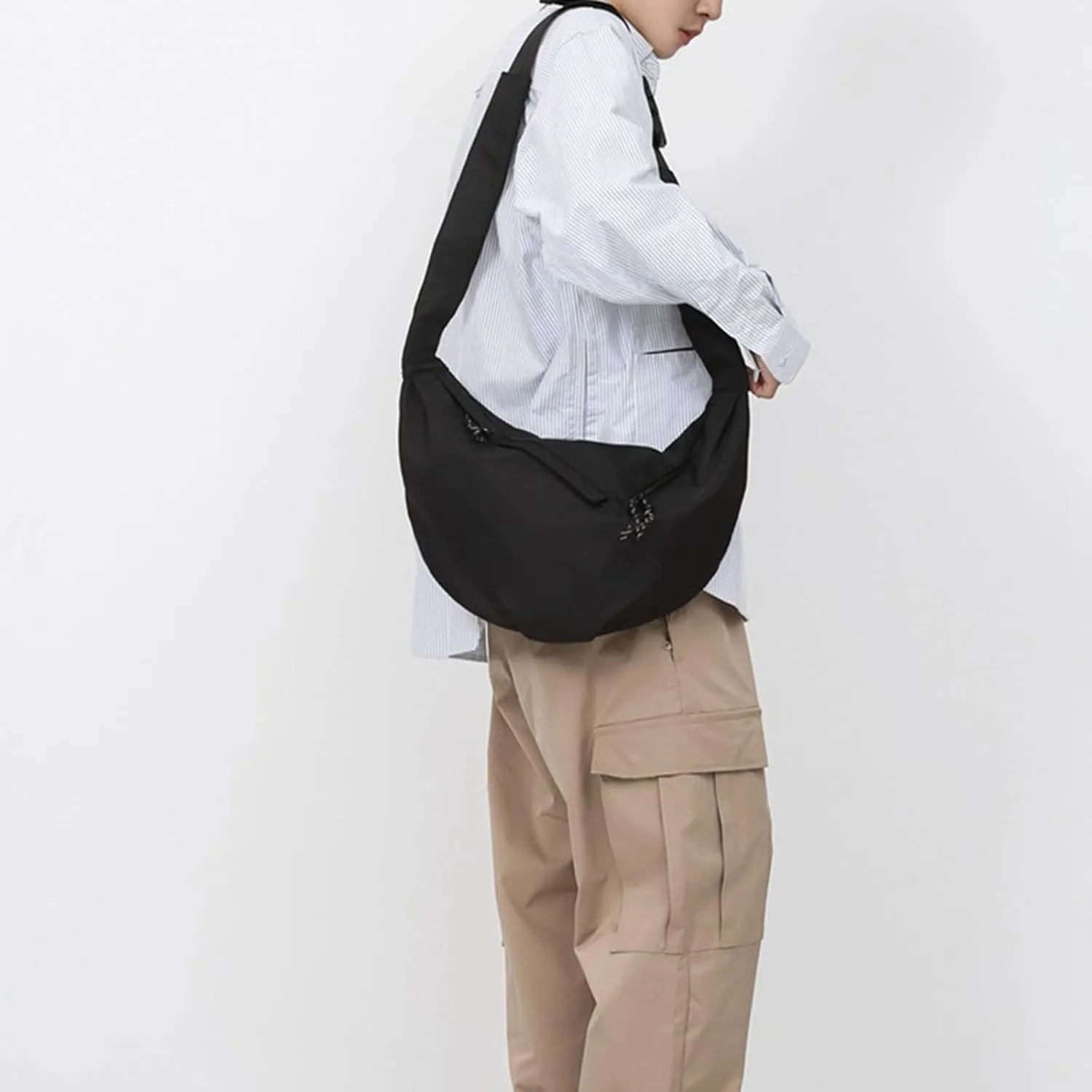 Shoulder Bags Purse Locomotive Cool Dumpling Shoulder Bag Casual Men And Women Single Messenger Bag