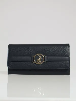 Siena Clutch Purse - Navy