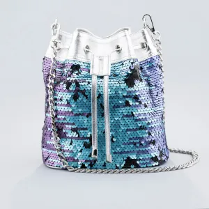 SILVER SHIBBY DRAWSTRING