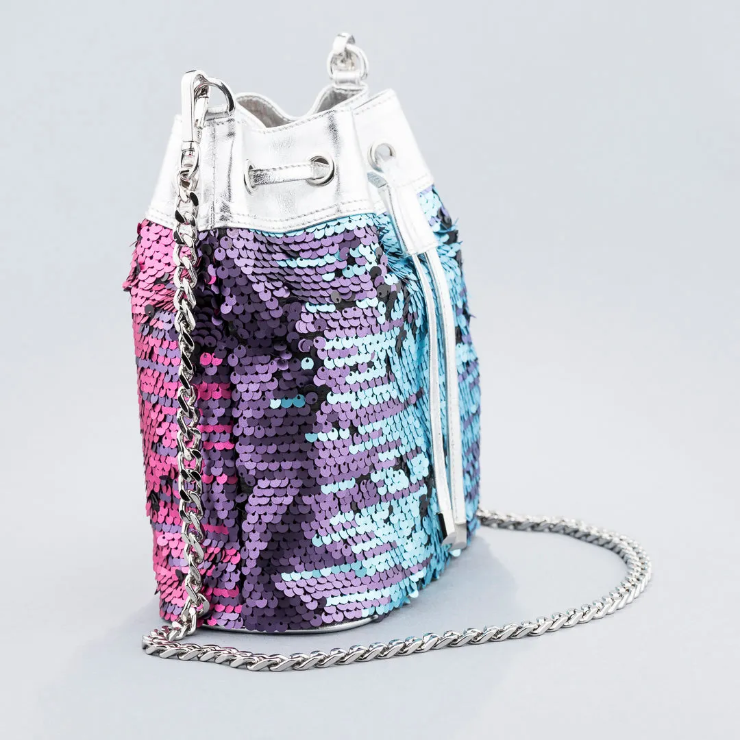 SILVER SHIBBY DRAWSTRING