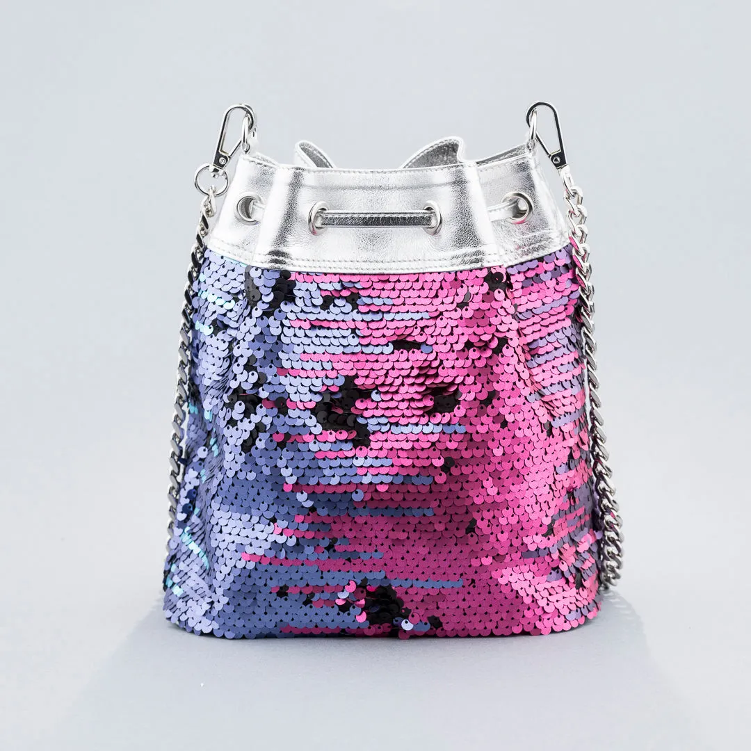 SILVER SHIBBY DRAWSTRING