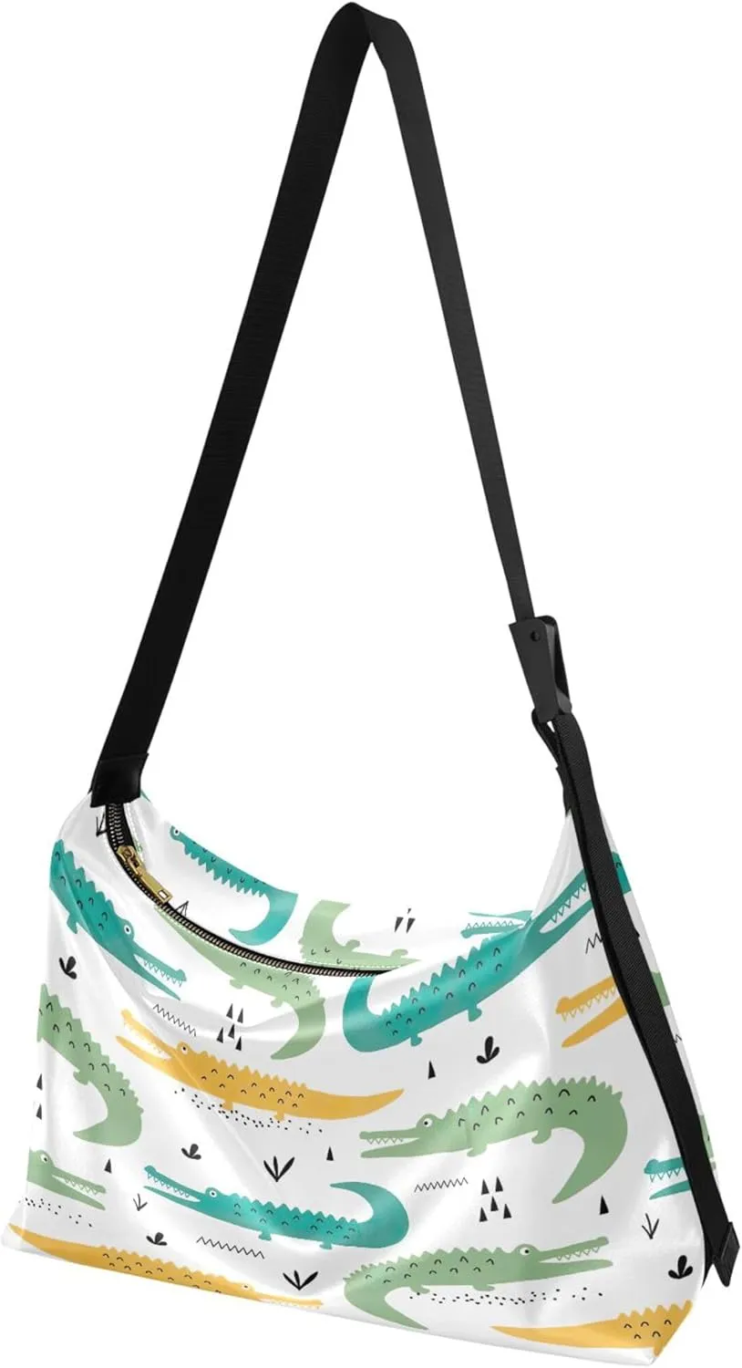 Skin Snake Animal PU Leather Women Purse Hobo Large Purse Crossbody Graphic Animal Print Crossbody Hobo Bags