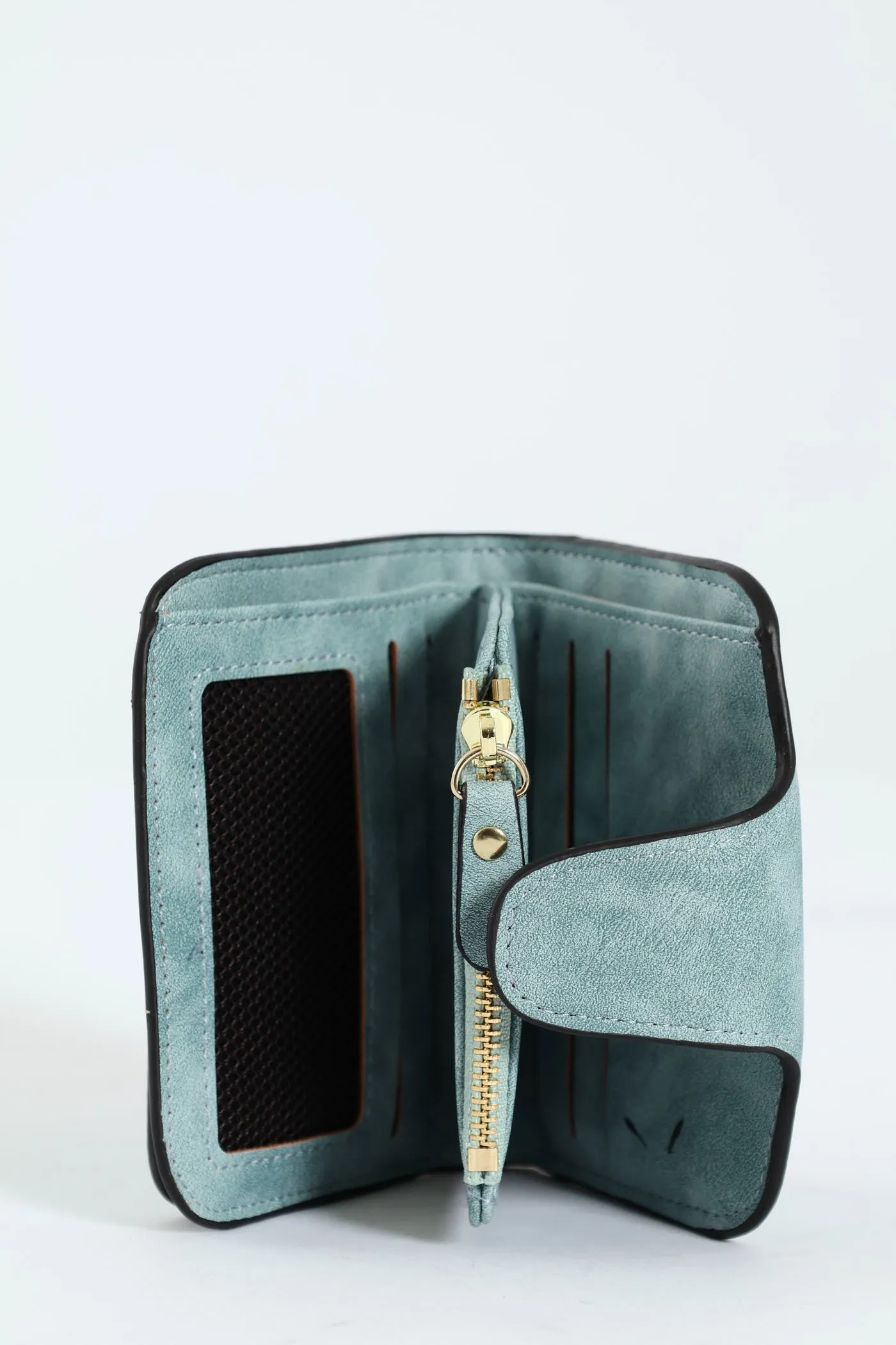 Small Bifold Wallet - Aqua