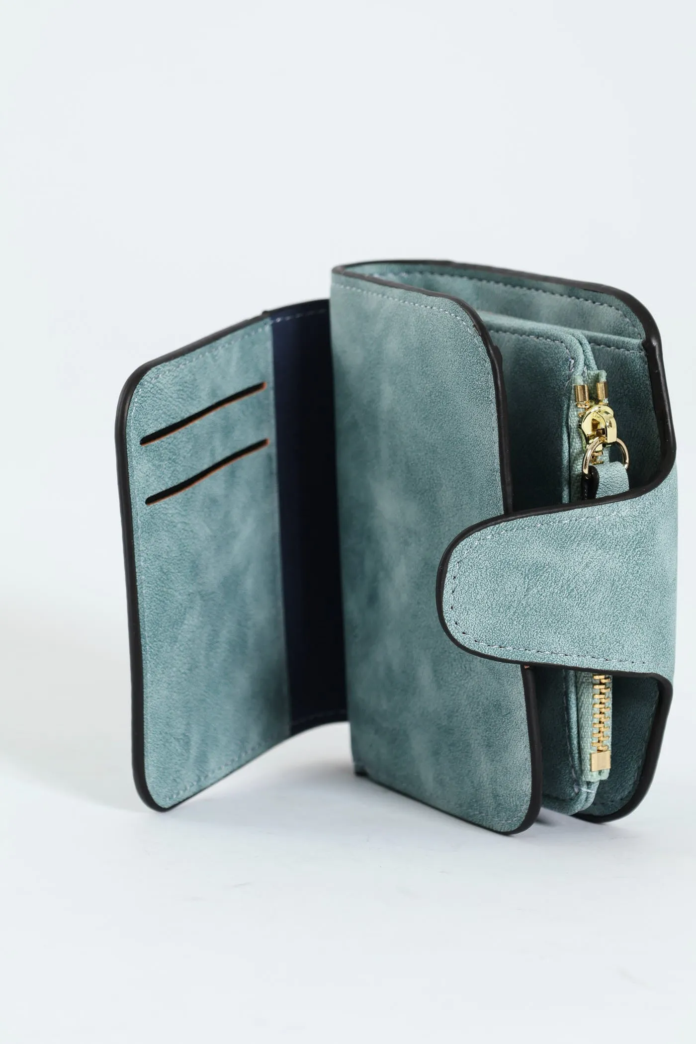 Small Bifold Wallet - Aqua