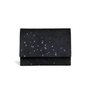 Small Minimal Wallet Confetti Black by Lee Coren