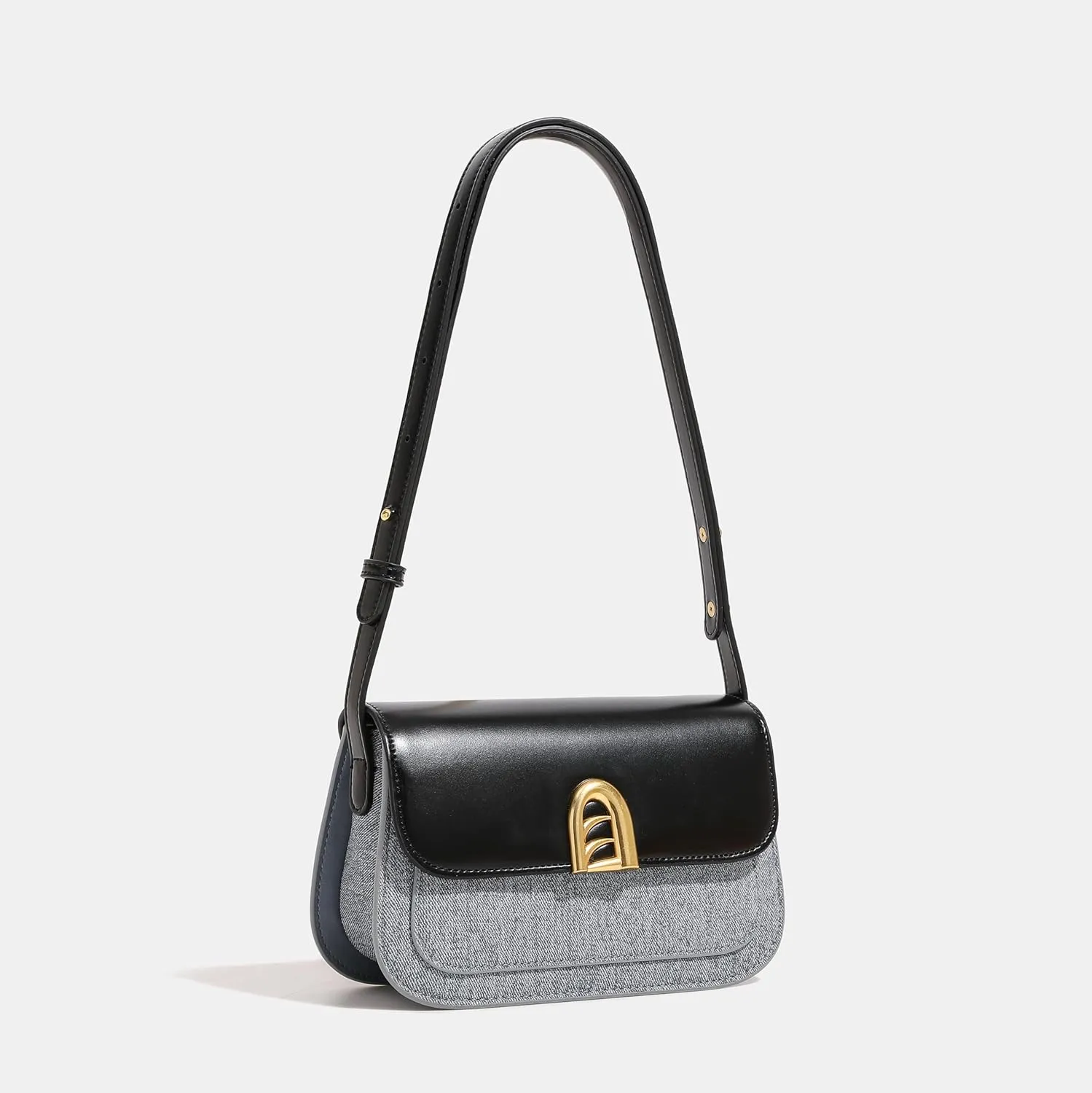 Small Shoulder Bag for Women, Adjustable Strap Leather Crossbody Purses - Clutch Tote Handbag Cute Hobo Bags Trendy Purse