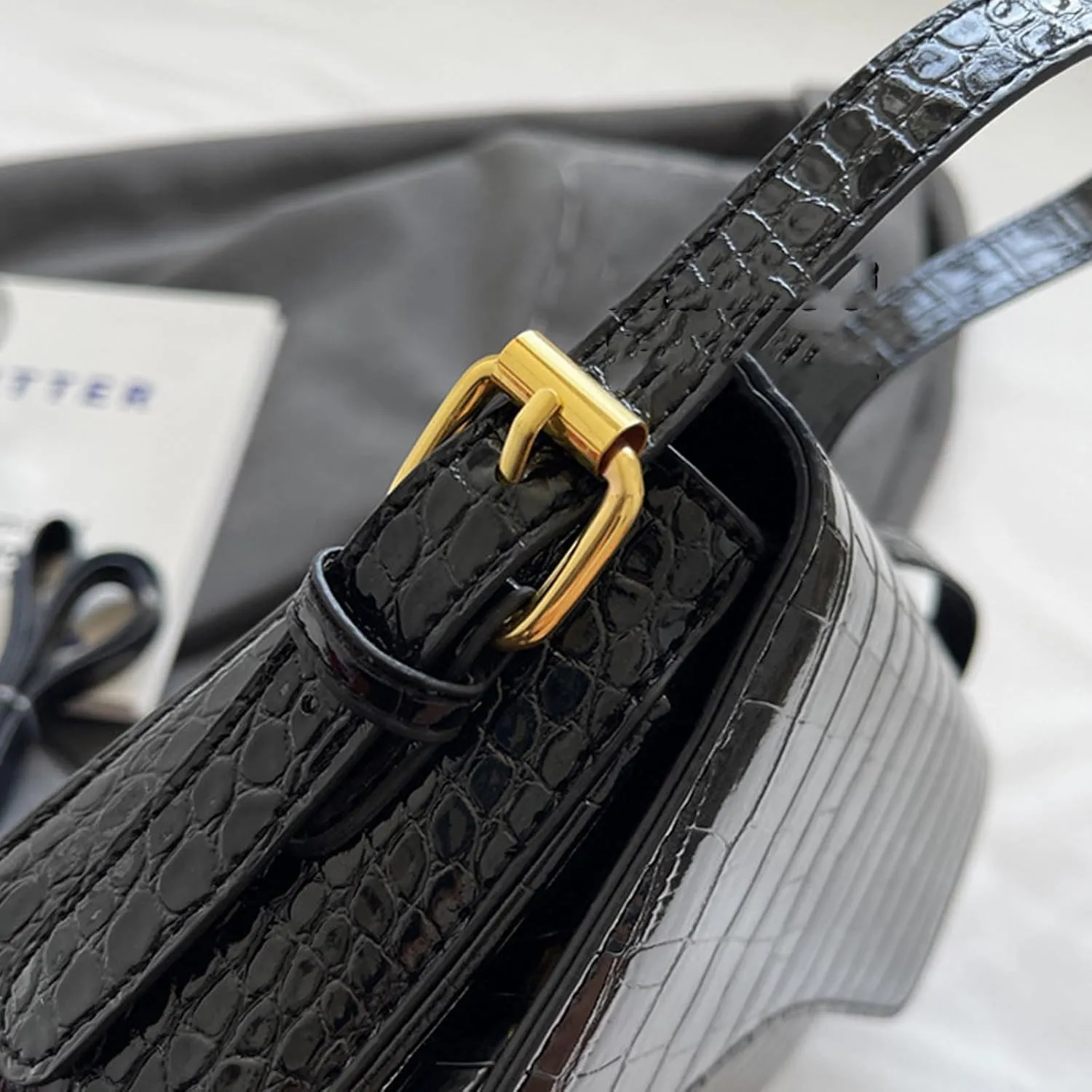 Small Shoulder Bags,Trendy Crossbody Purses for Women Waterproof Leather Handbags Clutch Tote Designer Bags black purse