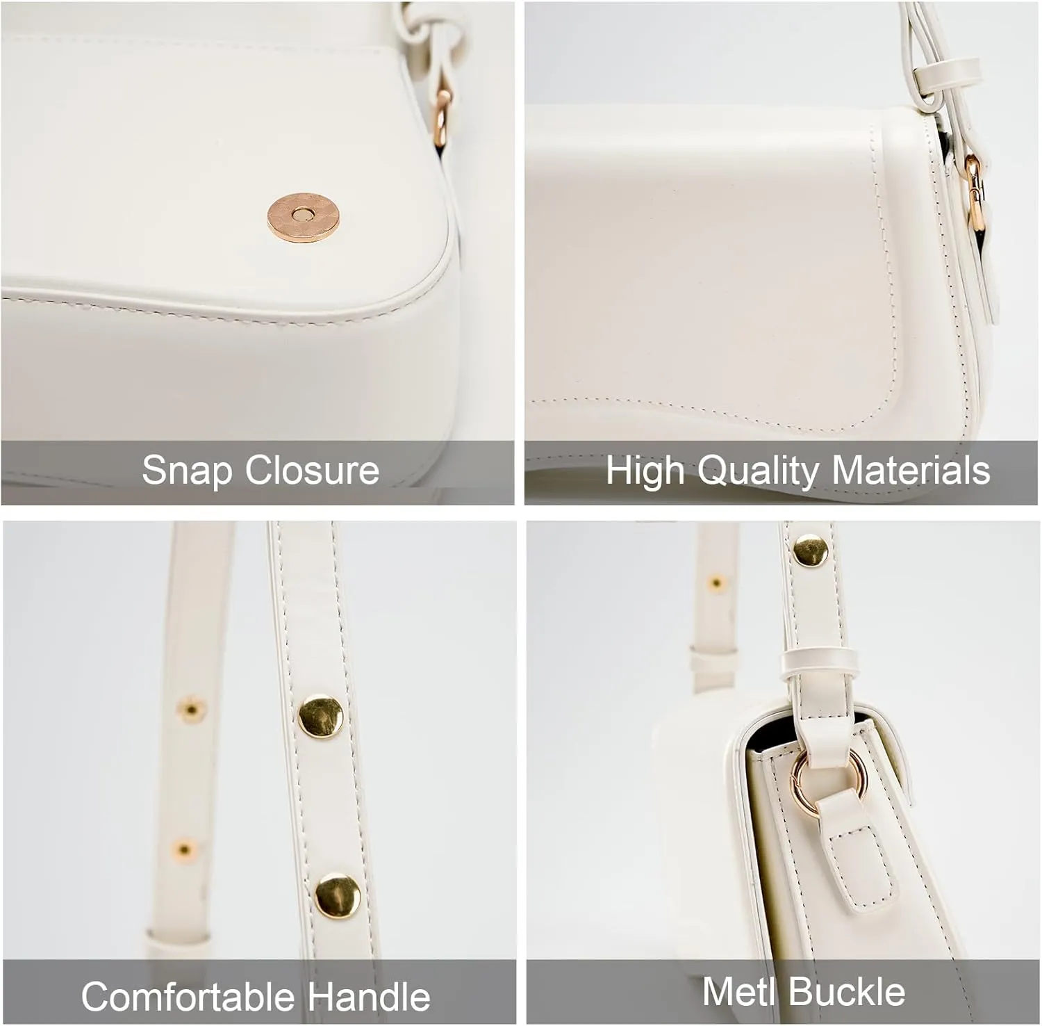 Small Shoulder Bags,Trendy Crossbody Purses for Women Waterproof Leather Handbags Clutch Tote Designer Bags black purse