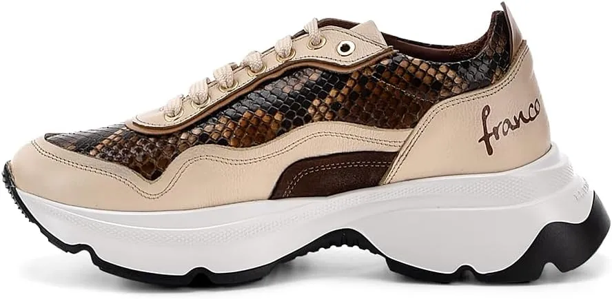 Sneakers for Women in Genuine Python Leather