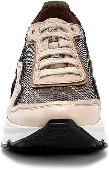 Sneakers for Women in Genuine Python Leather