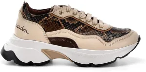 Sneakers for Women in Genuine Python Leather