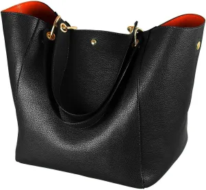sqlp Large Work Tote Bag for Women Designer Purses and Handbags Big Bucket bags Ladies Travel Crossbody Purse Fuchsia