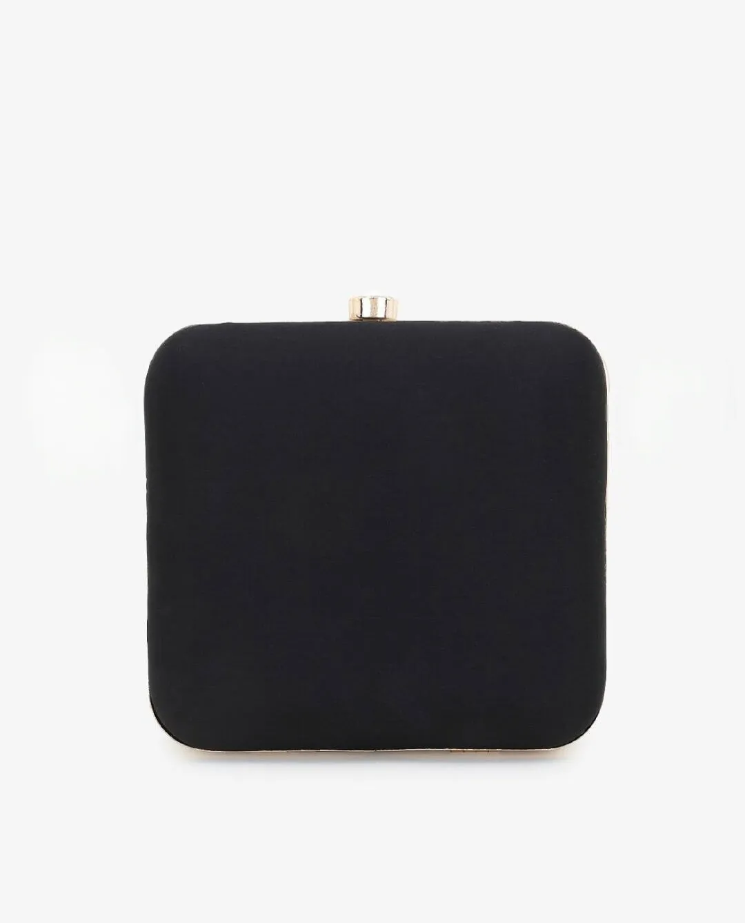 Square Black Clutch