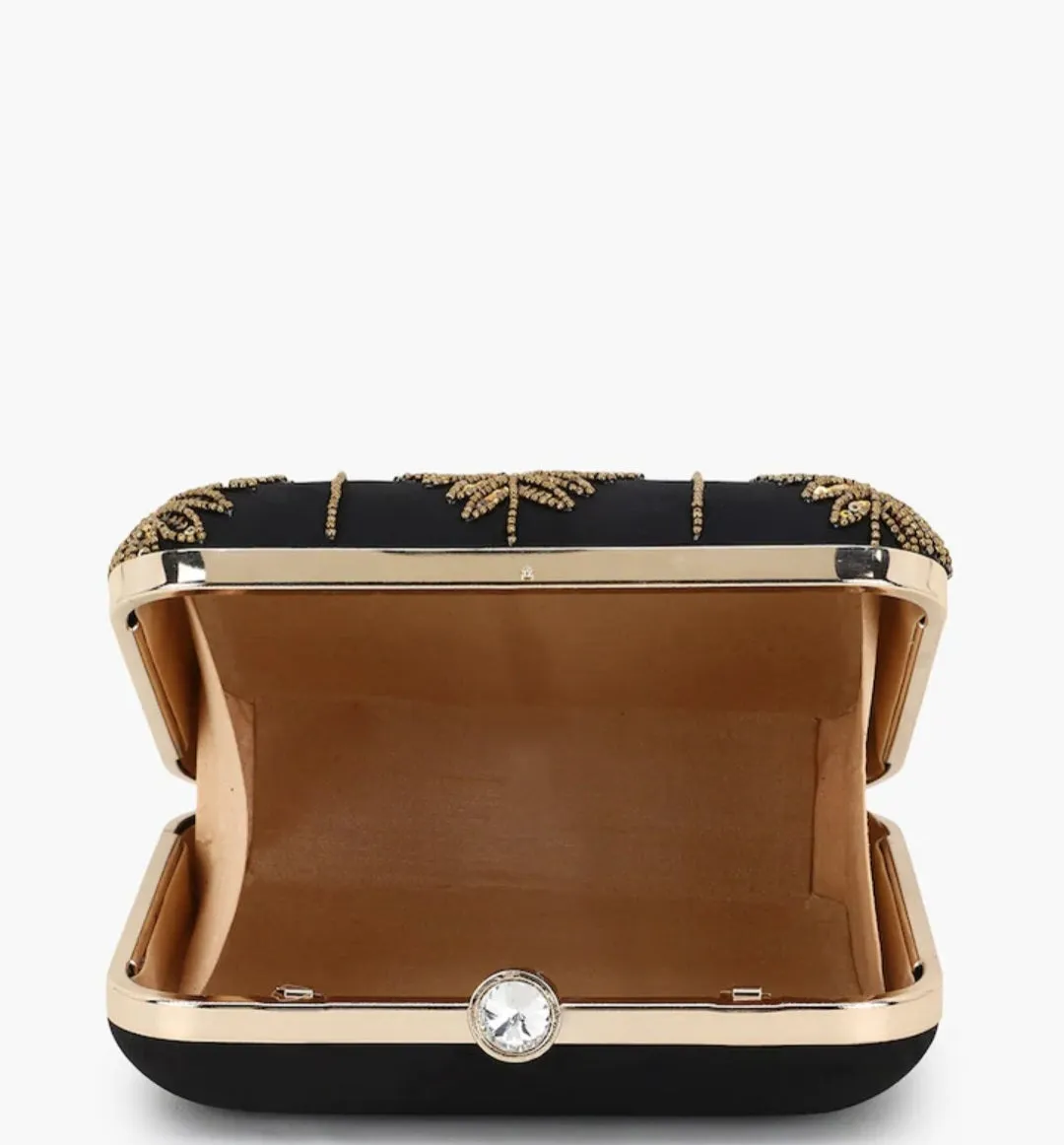 Square Black Clutch