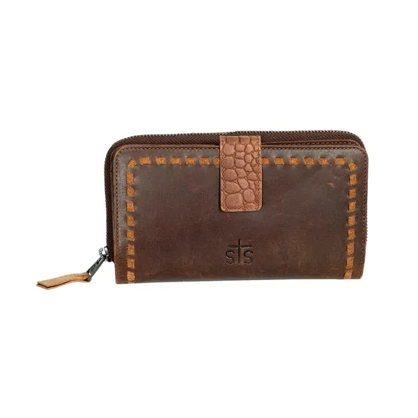 STS Catalina Croc Chelsea Wallet