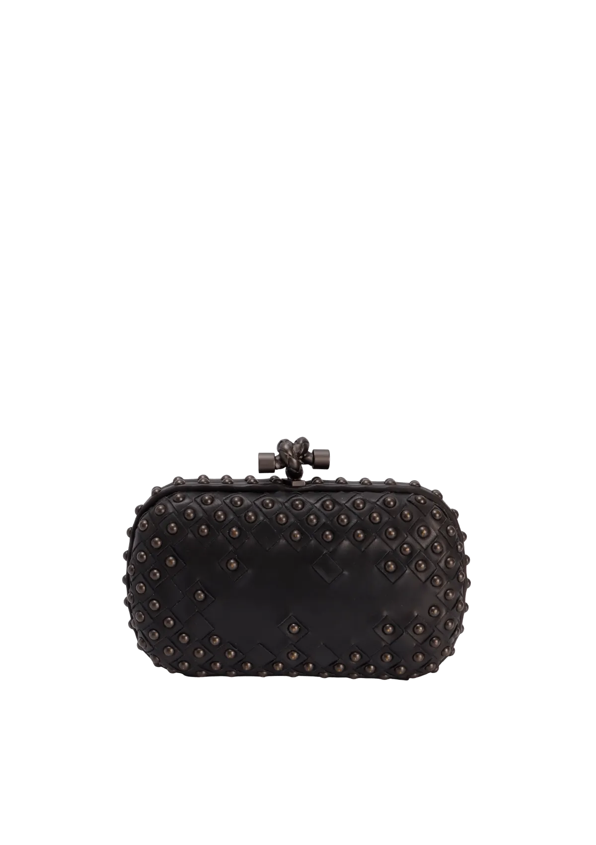 STUDDED INTRECCIATO KNOT CLUTCH