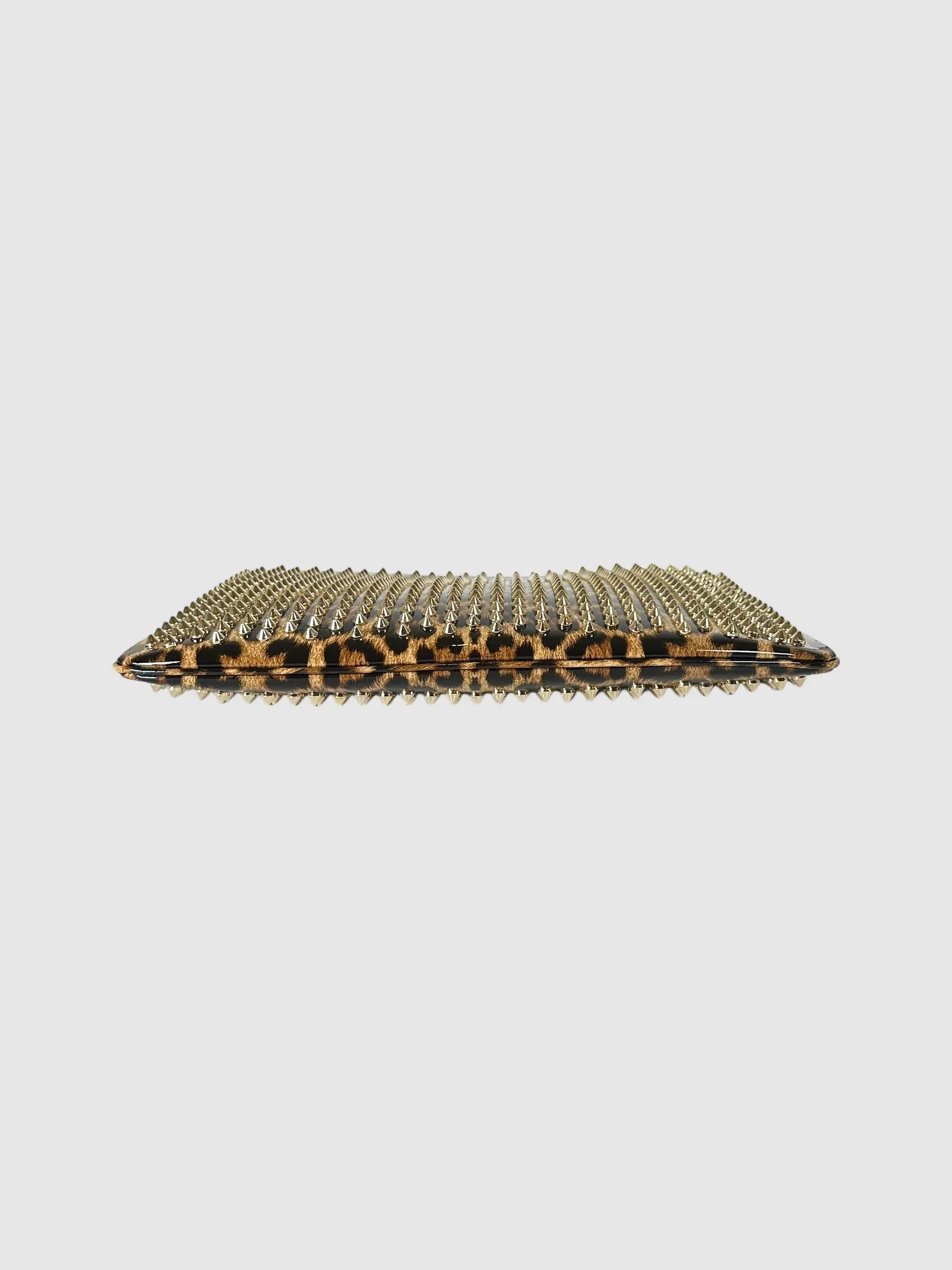 Studded Leopard Print Bag