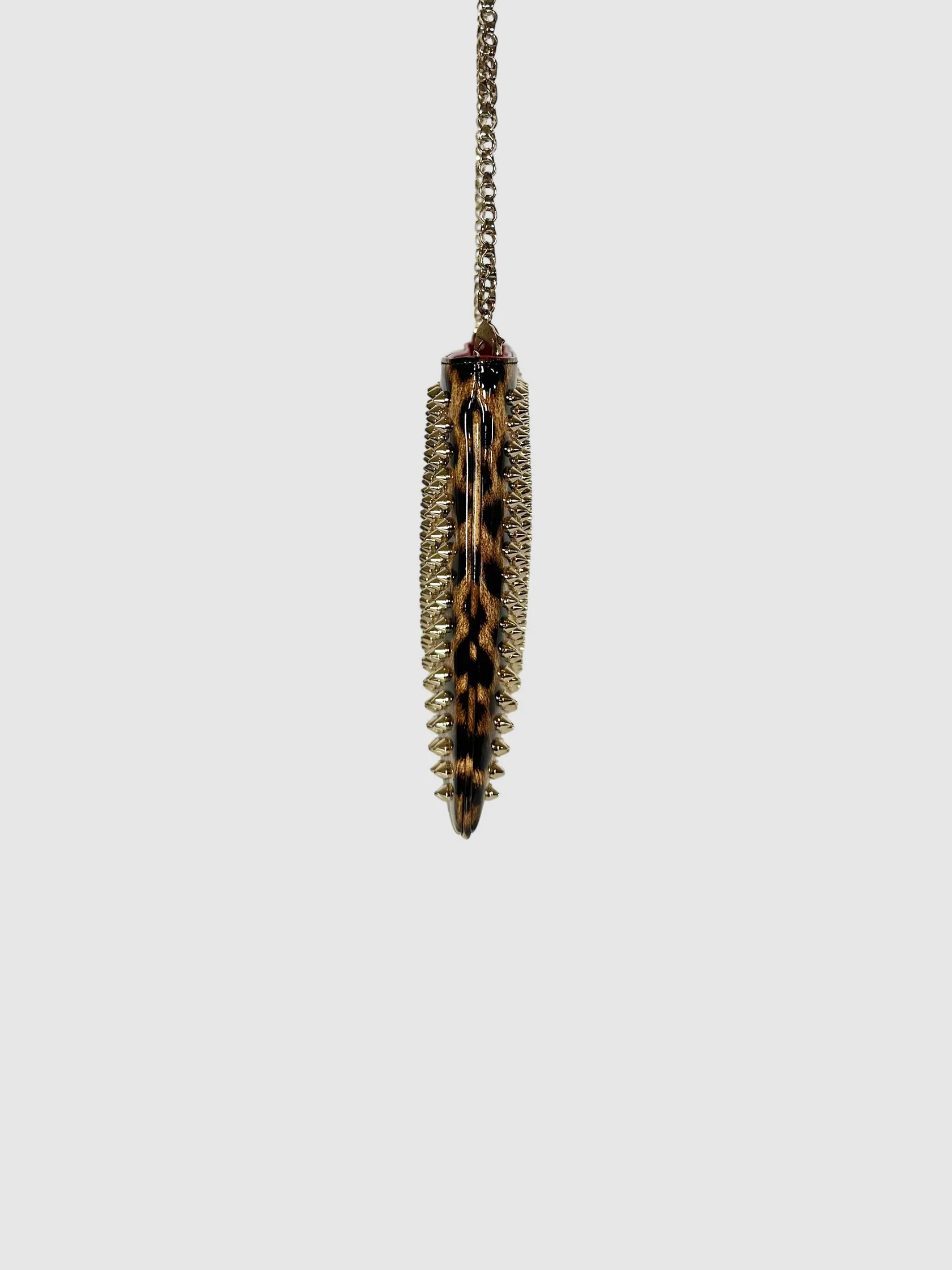 Studded Leopard Print Bag