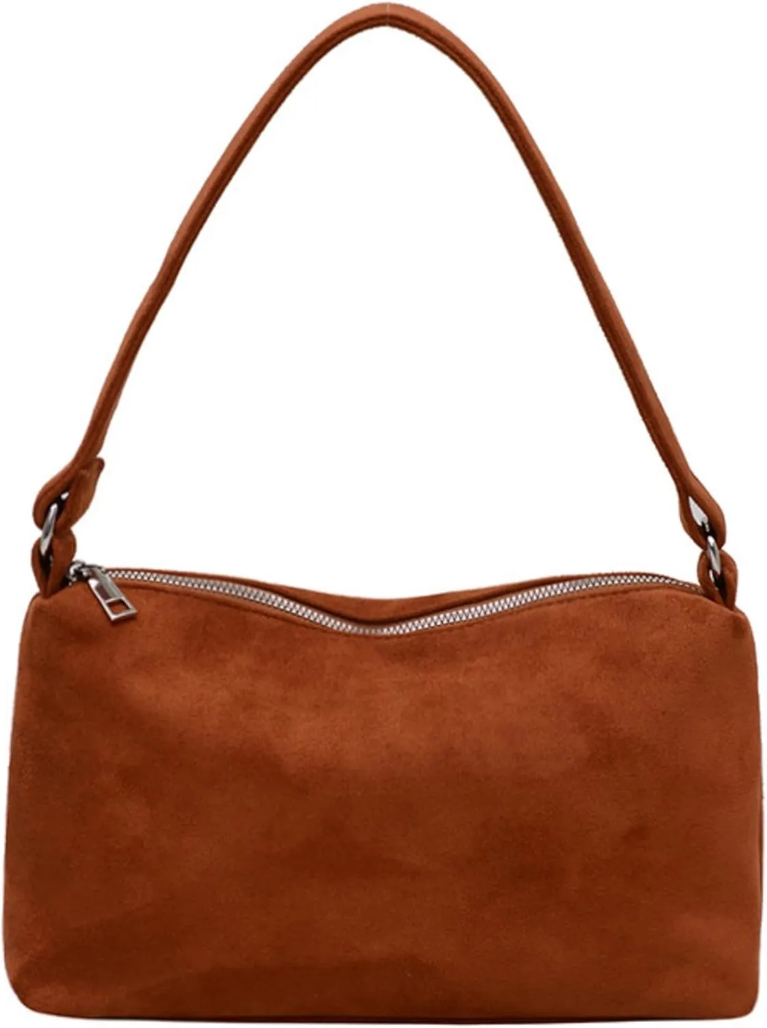 Stylish Small Suede Purse Vintage Inspired Plush Suede Mini Shoulder Bag for Women 2025 Fall Winter Handbag Clutch