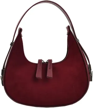 Suede Crescent Tote Bag for Women Retro Suede Hobo Shoulder Handbag and Purse Half Moon Suede Clutch Bag Daily Purse