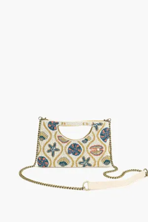 Sunlit Shore Beaded Clutch