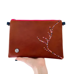 Tan Yarra River - Leather Purse Plus 