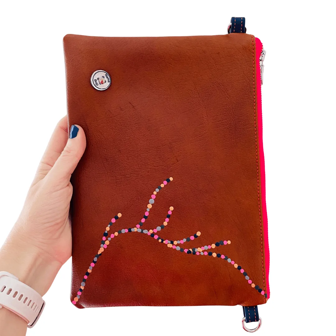 Tan Yarra River - Leather Purse Plus 