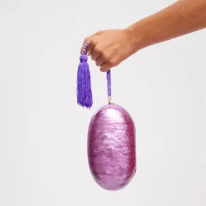 Tassel Pearl Clutch
