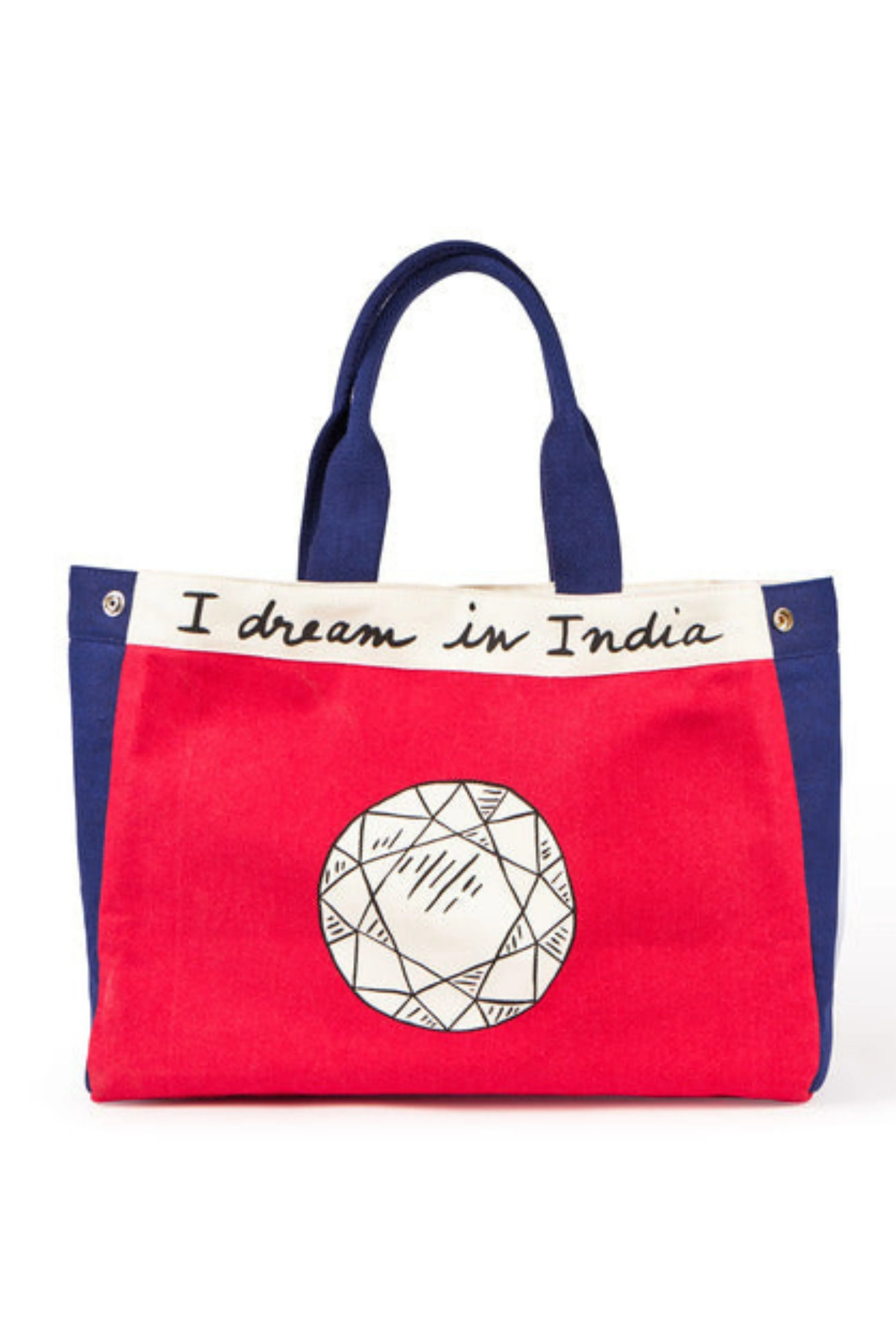 The Jaipur Tote in Hot Pink Bag