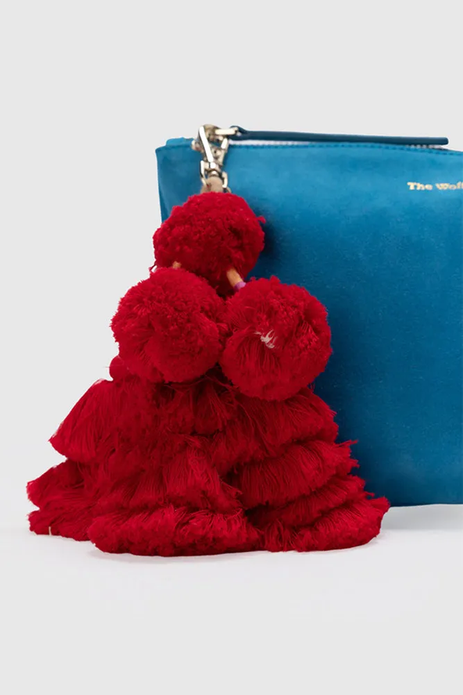 THE WOLF GANG Bedouin Clutch Azul