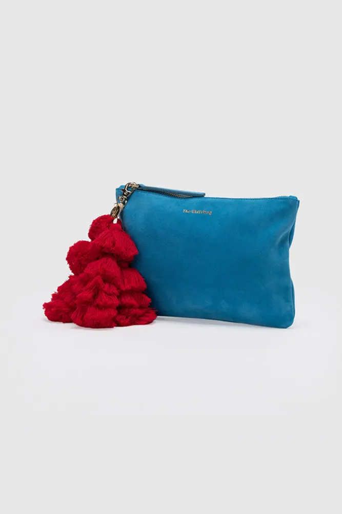 THE WOLF GANG Bedouin Clutch Azul