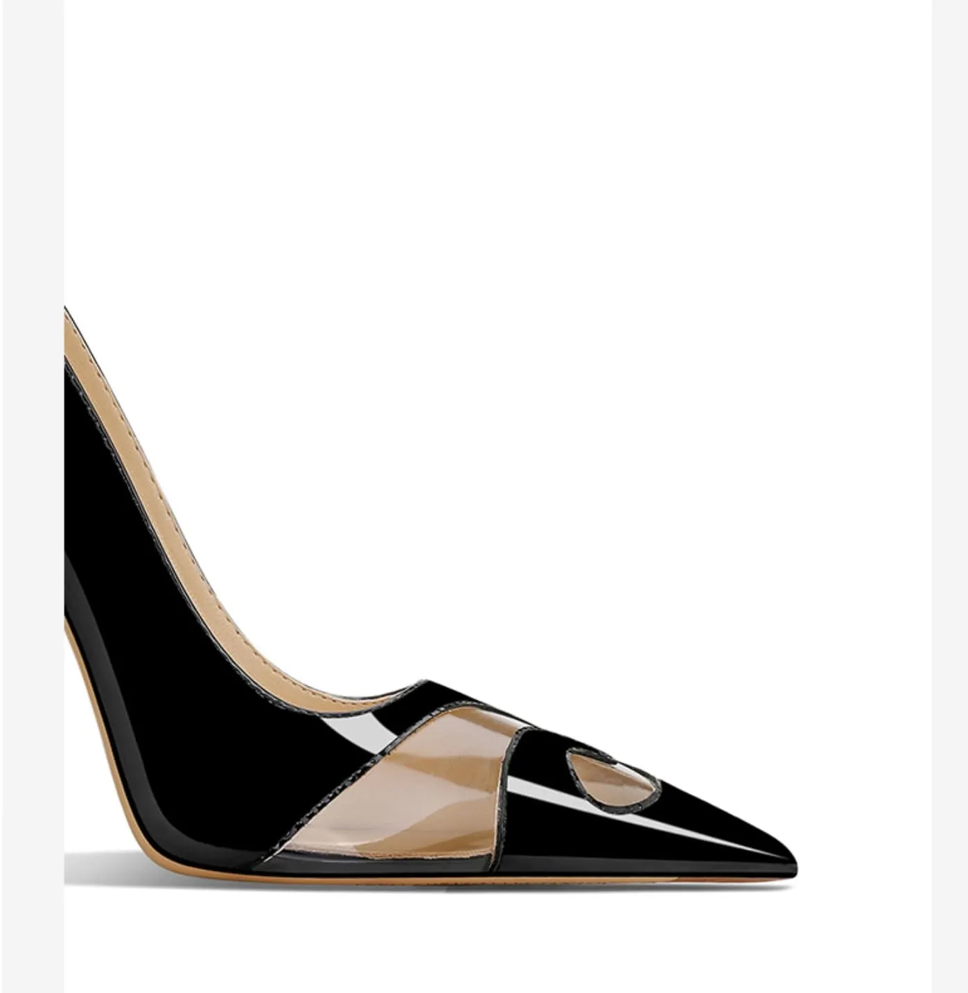 THESHY Women's Closed Pointed Toe Pumps Stiletto High Heels Dress Wedding Party Shoes Slip on Fashion Heels for Women