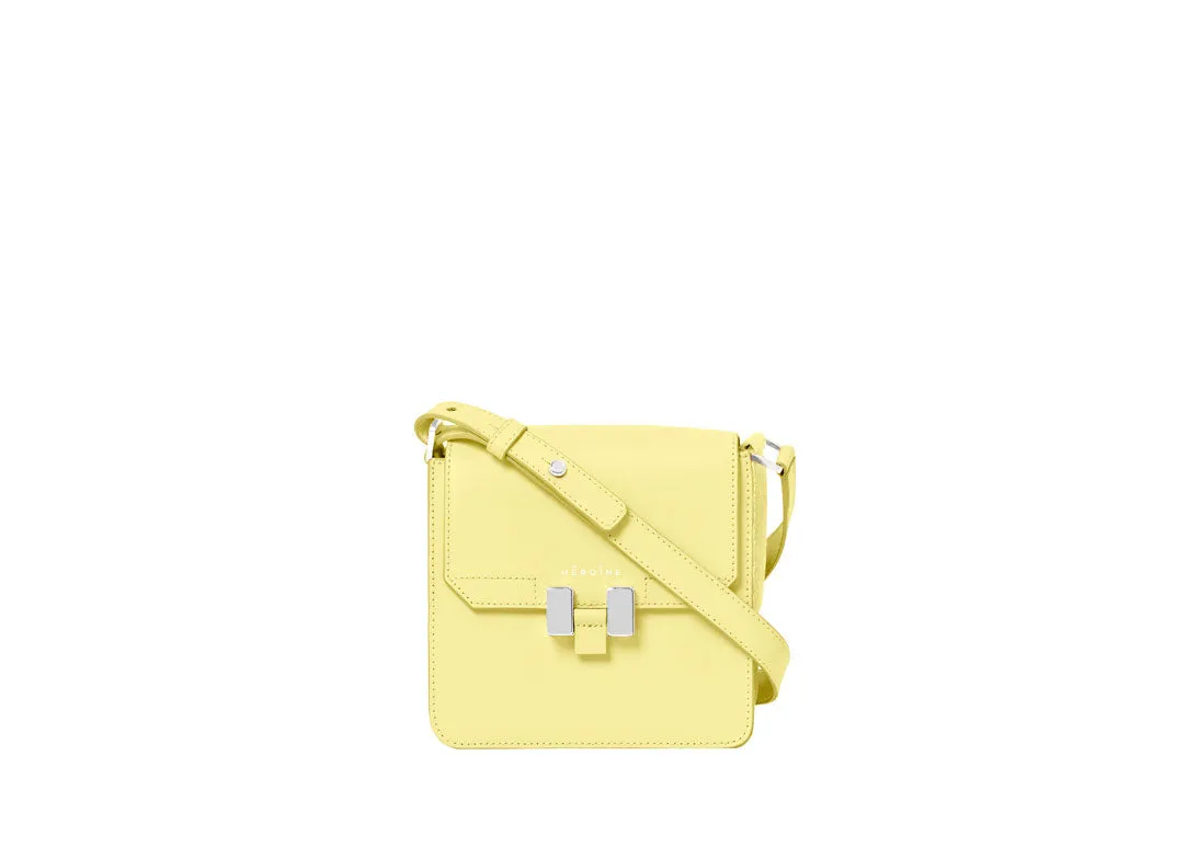 Tilda Umhängetasche Lemon aus Glattleder